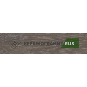 Керамогранит Листоне коричневый тёмный матовый 400х100