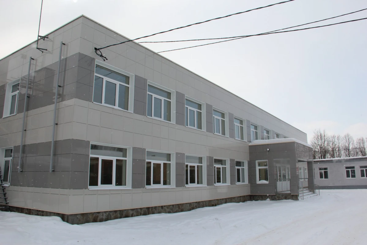 Керамогранит фасад серый Солнечногорск